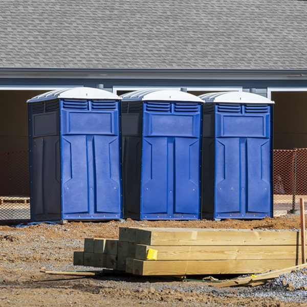 can i customize the exterior of the porta potties with my event logo or branding in Lewis IN